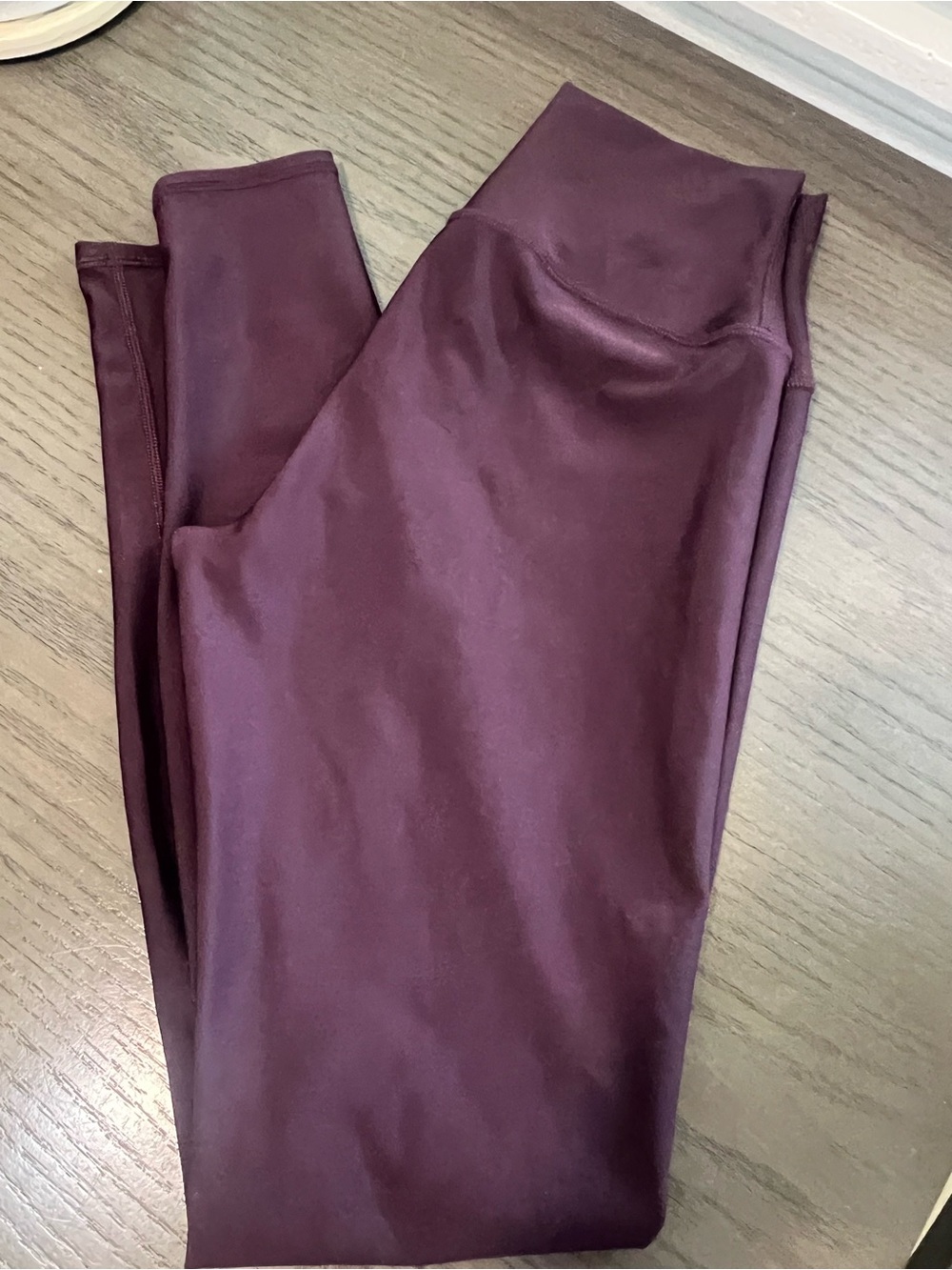 ALO Yoga High-Waist Burgundy Leggings